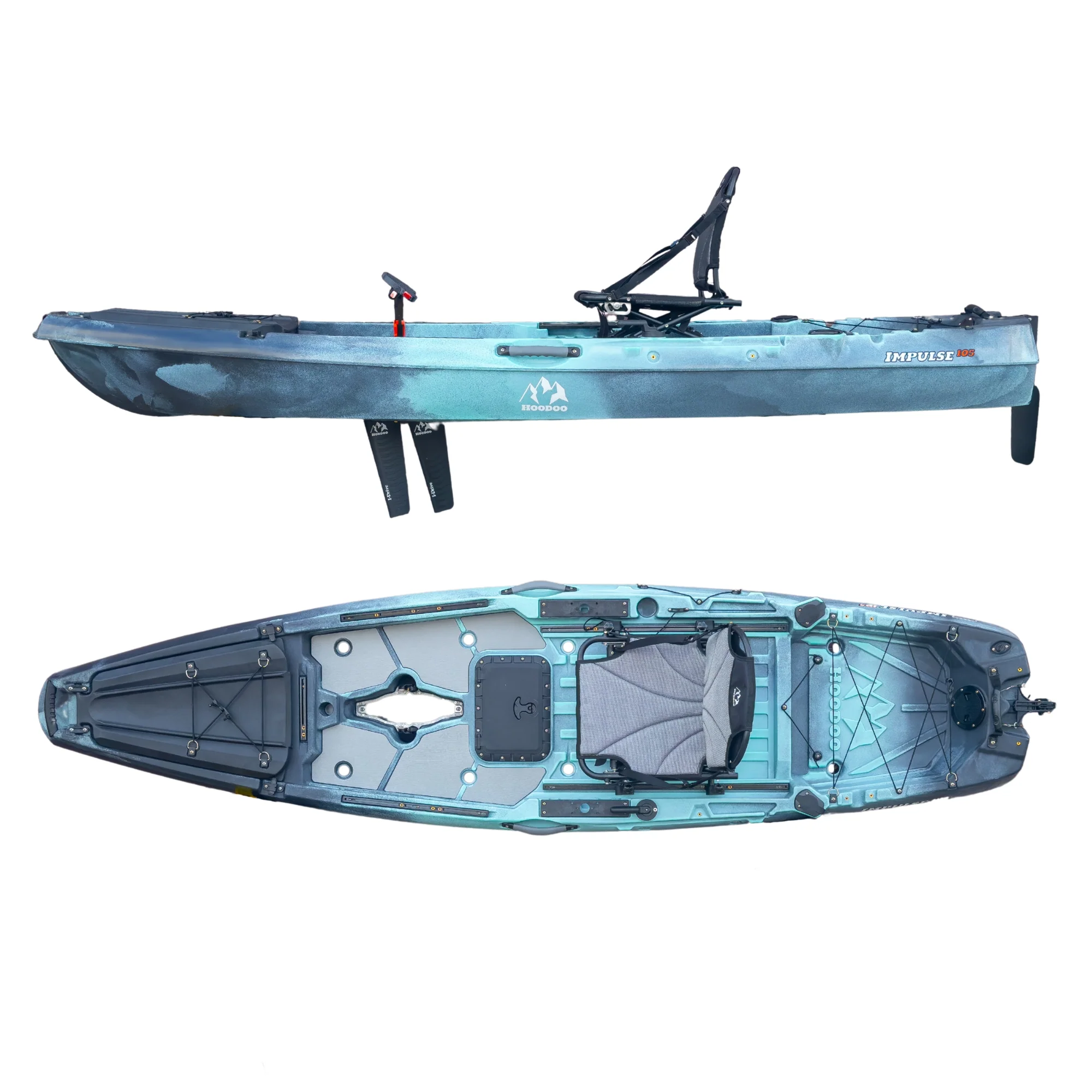 Hoodoo Impulse 105 Fin Drive Kayak - Image 4