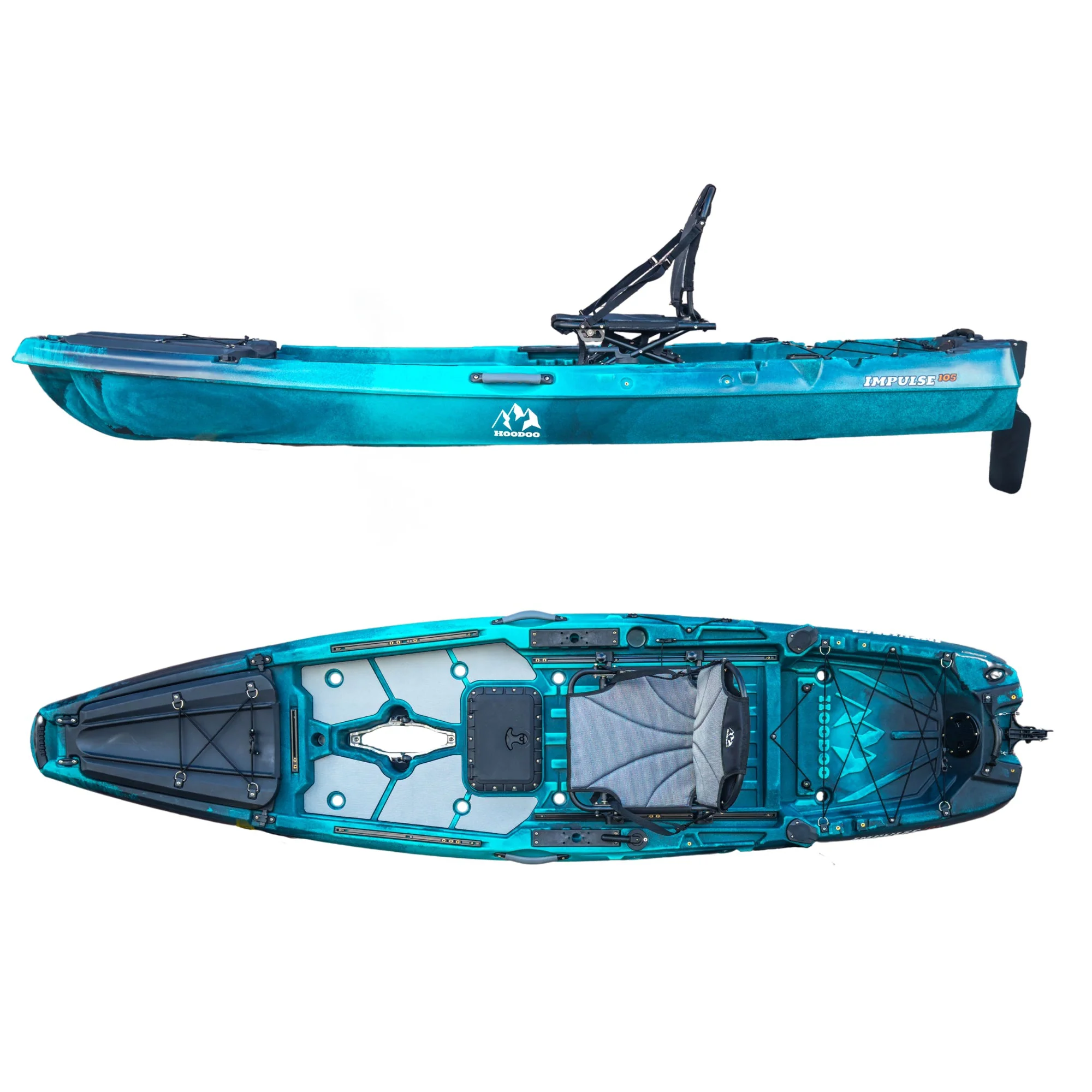 Hoodoo Impulse 105 Fin Drive Kayak - Image 6