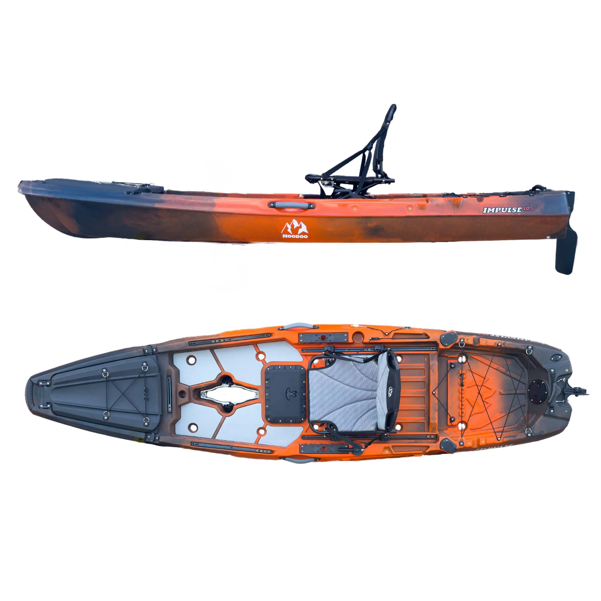 Hoodoo Impulse 105 Fin Drive Kayak - Image 8