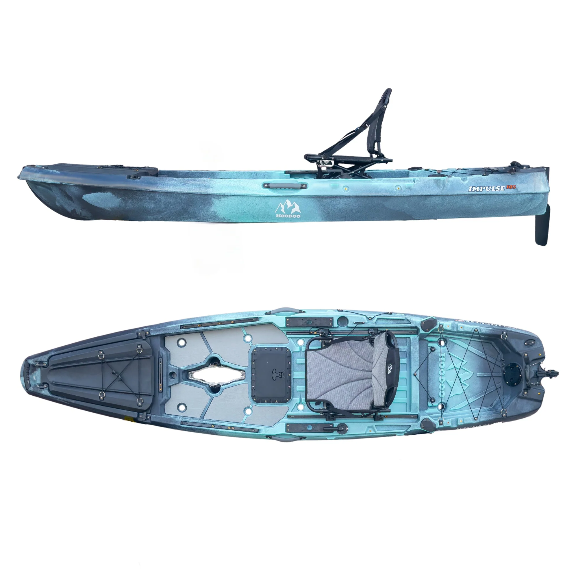 Hoodoo Impulse 105 Fin Drive Kayak - Image 9