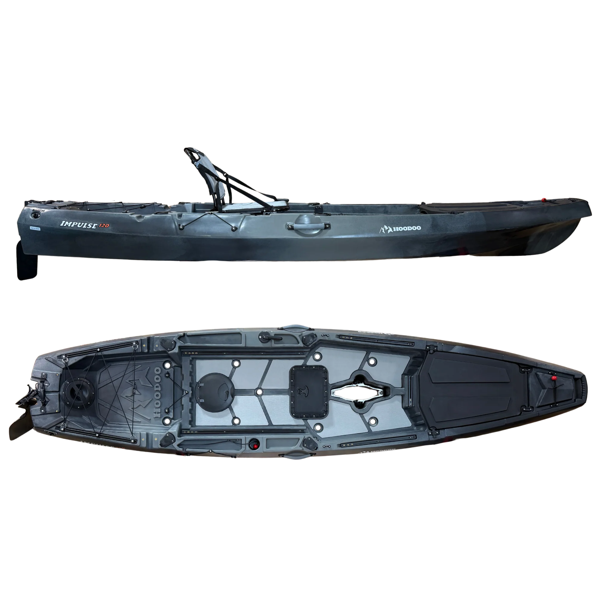 Hoodoo Impulse 120 Fin Drive Kayak - Image 8