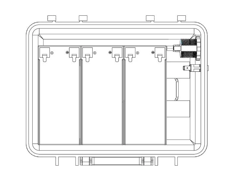 Portable Power Station with 5 Circuit Wireless Digital Switching System (batteries not included) - Image 22