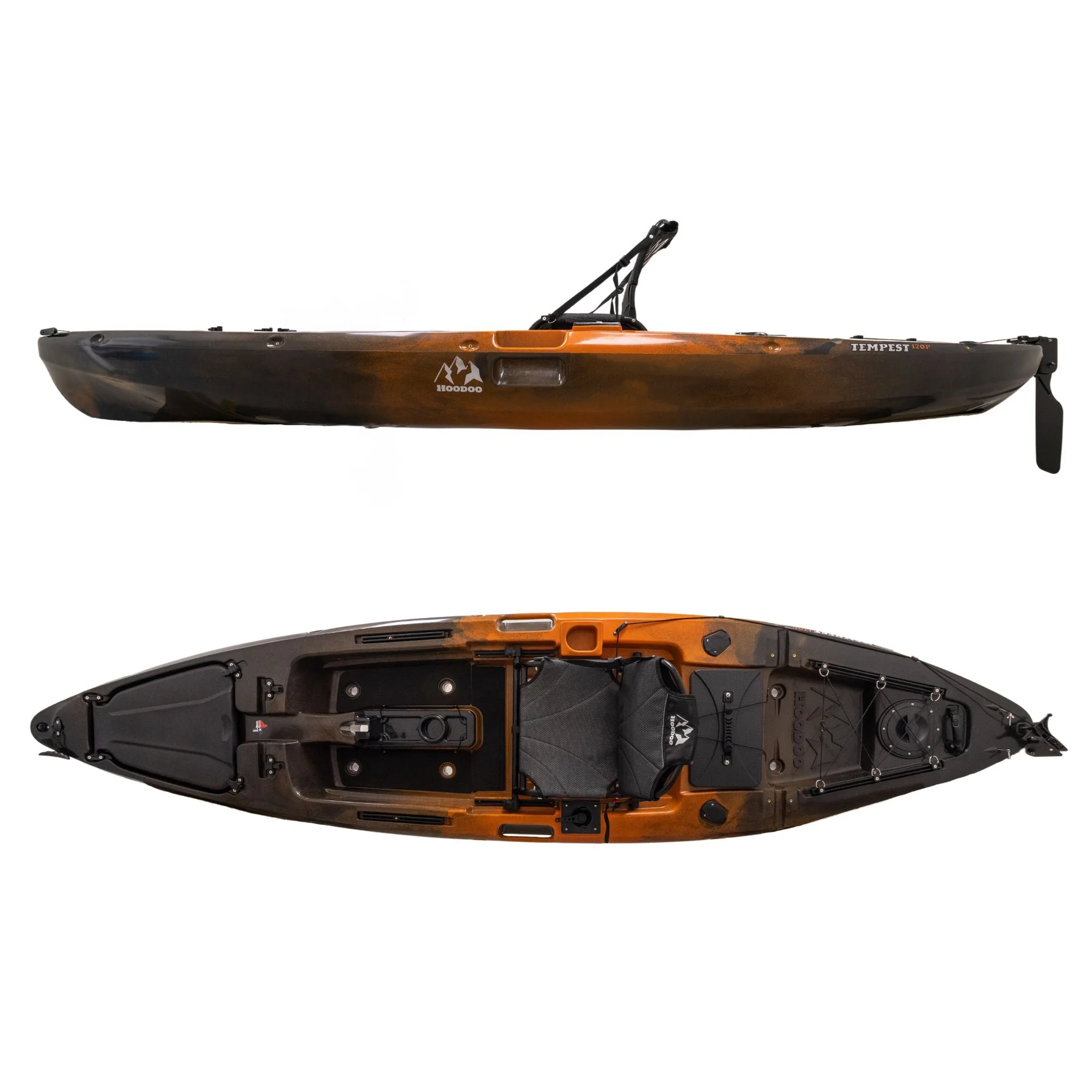 Hoodoo Tempest 120P Pedal Drive Kayak - Image 15