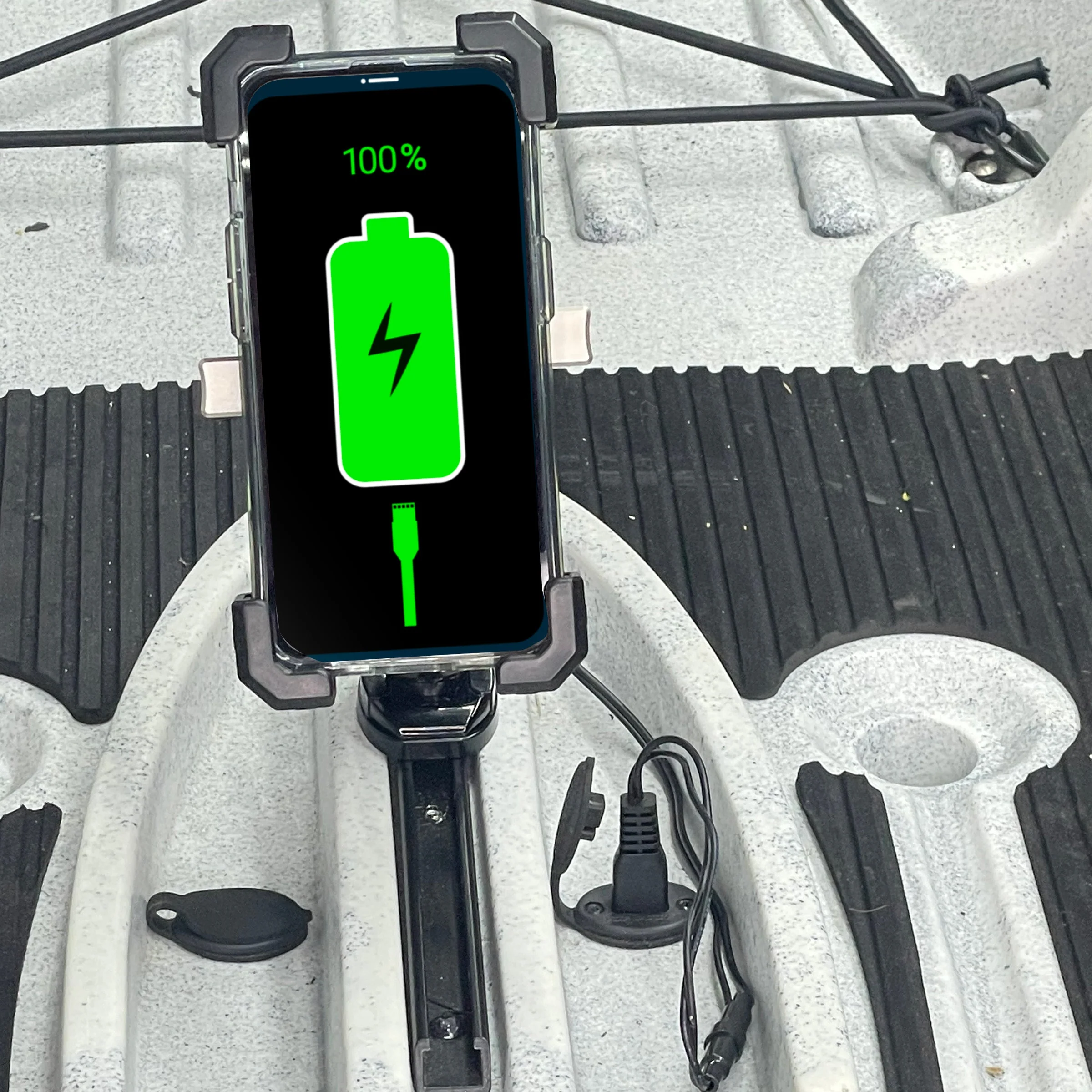 YP-MPWC 12 Volt Mobile Phone Wireless Fast Charger (15W) | One Hand Operation | 360 Degree Adjustable Gooseneck Action Mount - Image 8